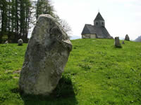 Parc La Mutta - Megalithische Kultstätte bei Falera Parc La Mutta - Steinpark bei Falera
