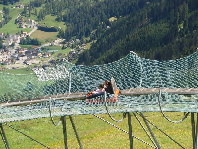 Pradaschier - Lngste Rodelbahn der Welt