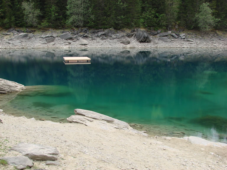 Ausflugsziel bei Flims: Caumasee - Lag la Cauma