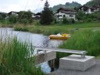 Pedalovermietung und Freibad am See