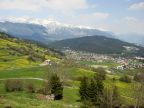 Blick nach Laax-Dorf