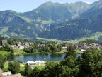 Laaxersee bei Laax-Dorf