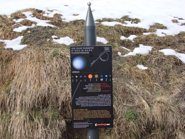 Planetenweg von Falera über Larnags nach Laax-Murschetg
