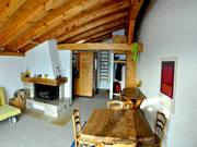 Wohnzimmer FeWo Casa Ansiel in Falera