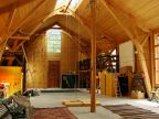Einblick in das Hochseilzentrum Flims das in der ehemaligen Reithalle des Park Hotels Waldhaus realisiert wurde