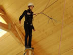 Pampers Pole im Hochseilpark Flims der Outdoor Trainings Academy