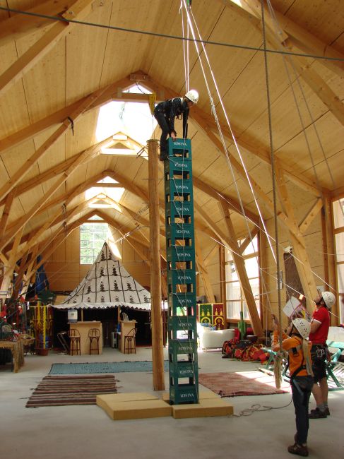 Hochseilzentrum Flims - beliebtes Angebot: Harasse Klettern