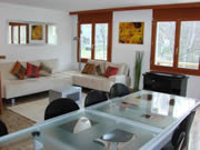 Ferienwohnung in Laax Dorf mit Ausblick auf den Laaxersee