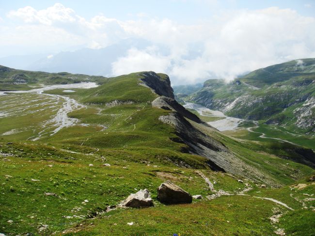 Aussicht auf den oberen und unteren Segnesboden