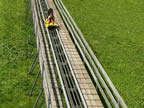 Schlussabschnitt der Rodelbahn