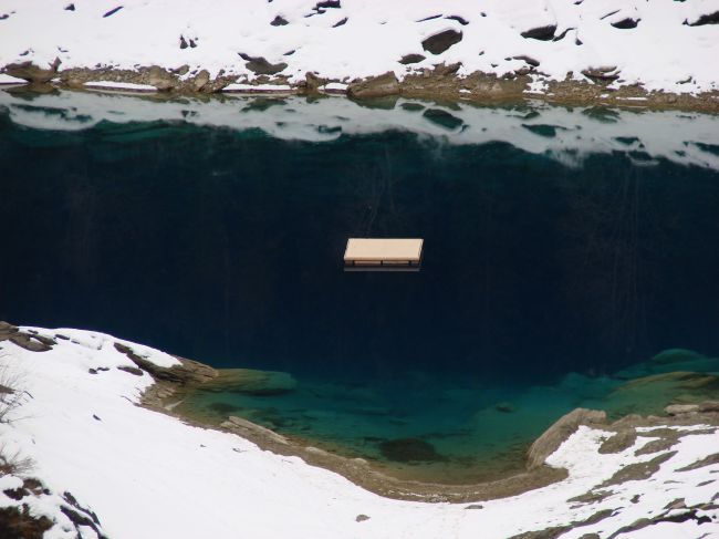 Caumasee im Winter - Wanderung ab Flims-Waldhaus