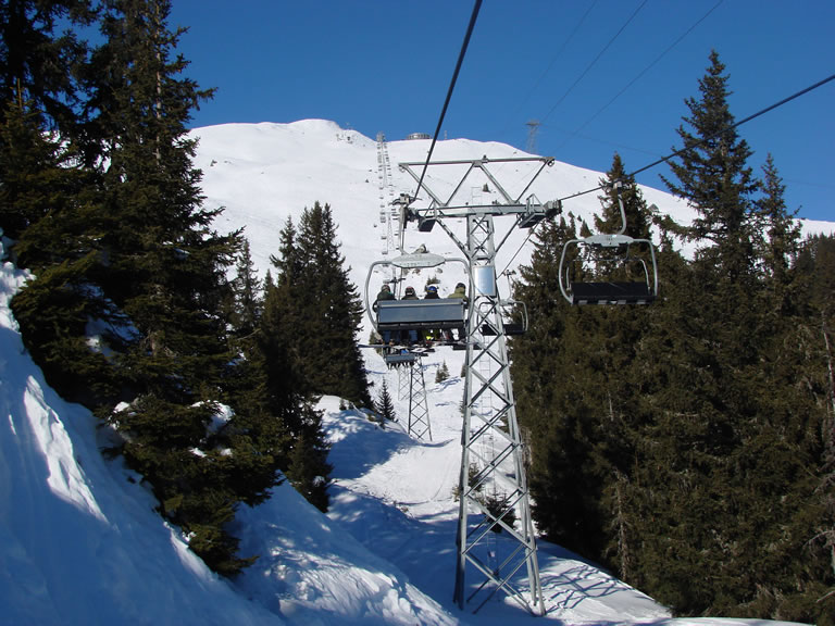 Sessellift Curnis - Alpenarena - Flims Laax Falera