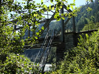 Wanderweg durch die Rheinschlucht (Versam nach Trin) 