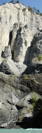 Rheinschlucht bei Versam - rechts