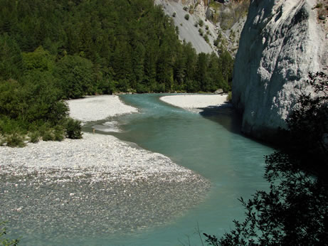 Rheinschlucht - unterhalb Conn - Flims