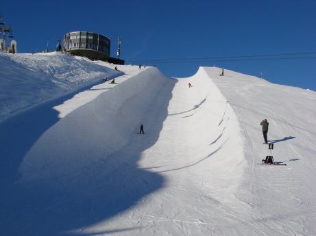 Monsterpipe beim Crap Sogn Gion