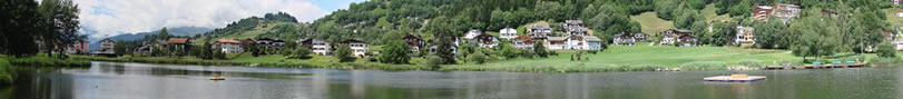 Laaxersee und Laax-Dorf